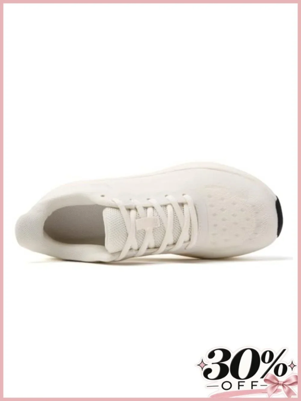 Women's Chunky Platform Sneakers Mesh Lace-Up Walking Shoes